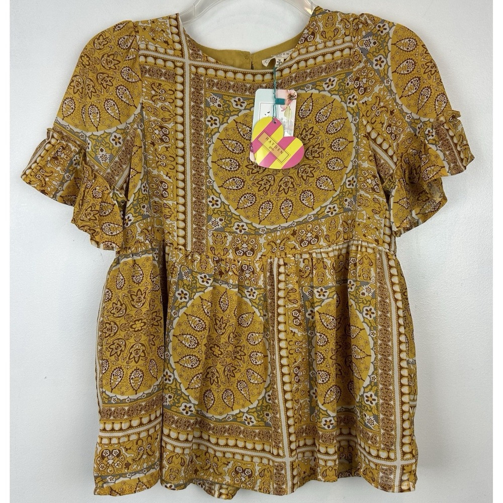 Hayden Girls Babydoll Top Girls Medium Floral Casual Boot Barn Western Yellow
